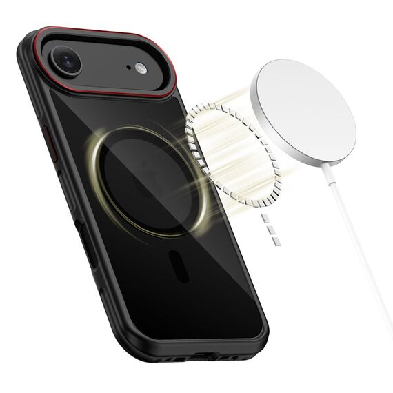 Tech-Protect MagHybrid MagSafe Case for iPhone Air - Black and Red | Techbox