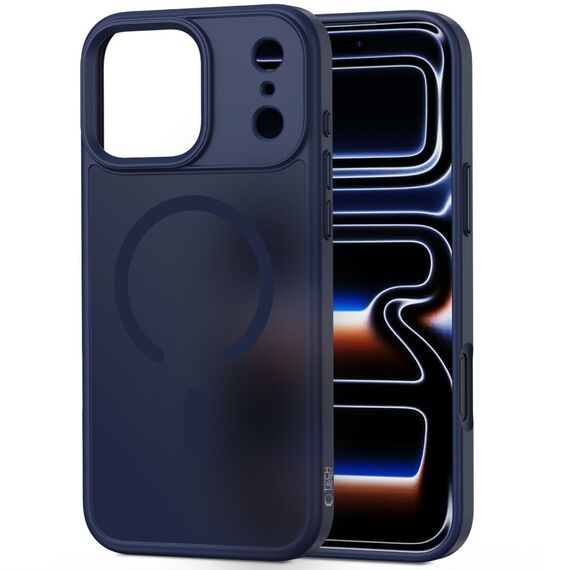 Tech-Protect MagMat MagSafe Case for iPhone 17 Pro - Navy Blue - Uncategorized Cases (2) - Cases - Techbox