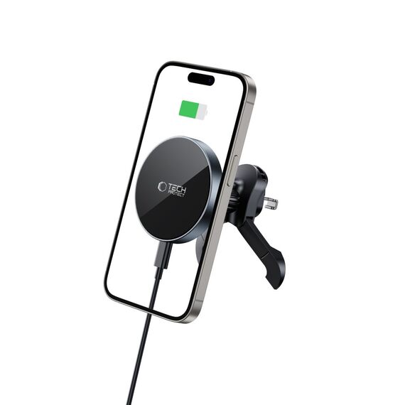 Tech-Protect mm15W-V5 Magnetic MagSafe Car Air Vent Mount - Black