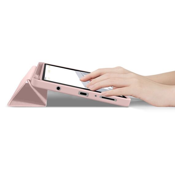 TechProtect SmartCase Pen for Samsung Galaxy Tab A9+ / A11+ Plus 11.0 X210 / X215 / X216 / X230 / X235 / X236 - Pink