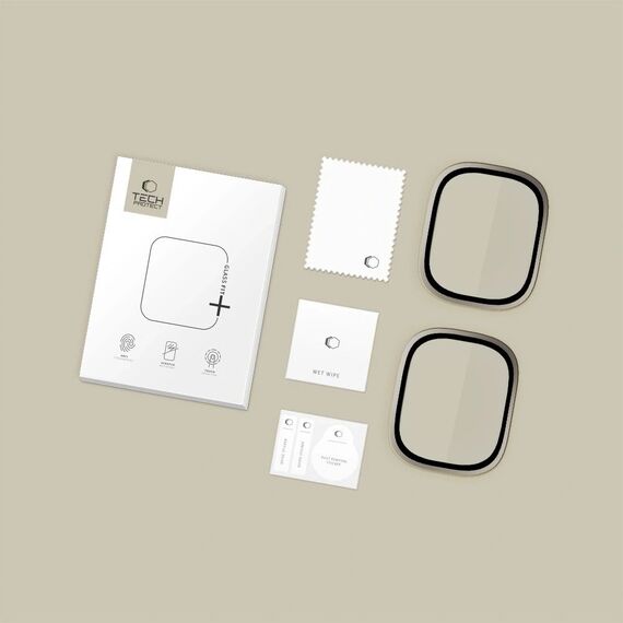 Tech-Protect 2-pack tempered glass for Apple Watch Ultra 49mm - silver and black | Techbox