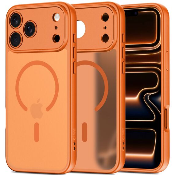 Tech-Protect BasicMag MagSafe Case for iPhone 17 Pro - Orange - Uncategorized Cases (2) - Cases - Techbox