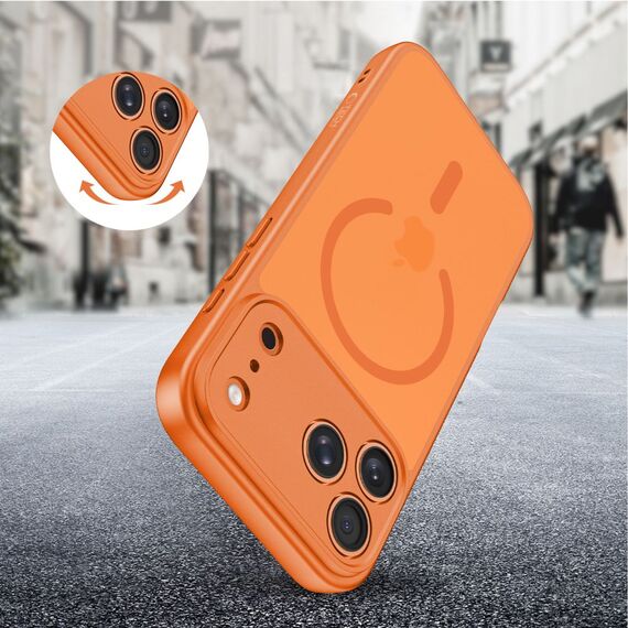 Tech-Protect BasicMag MagSafe Case for iPhone 17 Pro - Orange - Uncategorized Cases (2) - Cases - Techbox