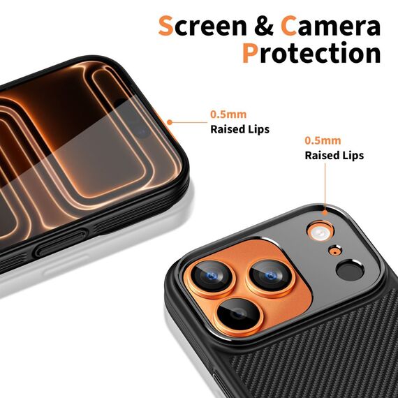 Tech-Protect Kevlar Aramid MagSafe case for iPhone 17 Pro - black | Techbox