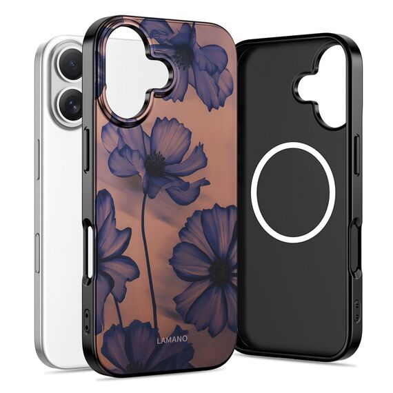 Tech-Protect Lamano MagSafe case for iPhone 17 - brown-purple | Techbox