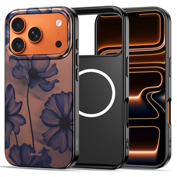 Tech-Protect Lamano MagSafe case for iPhone 17 Pro - brown-purple | Techbox
