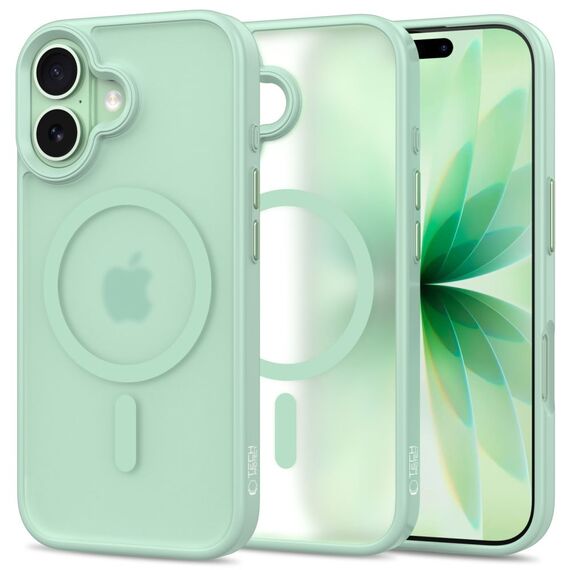 Tech-Protect MagMat MagSafe Case for iPhone 17 - Transparent Green - Uncategorized Cases (2) - Cases - Techbox
