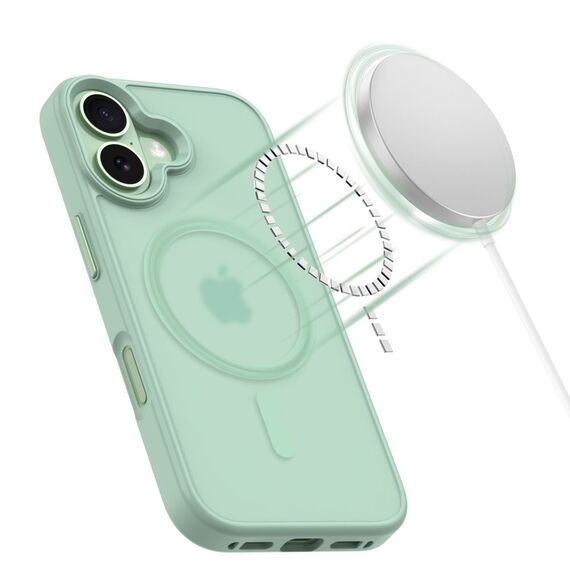 Tech-Protect MagMat MagSafe Case for iPhone 17 - Transparent Green - Uncategorized Cases (2) - Cases - Techbox
