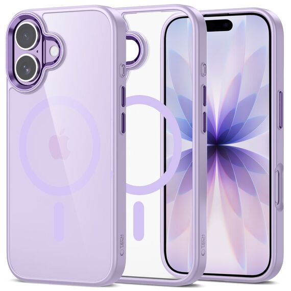 Tech-Protect MagMat MagSafe Case for iPhone 17 - Transparent Purple | Techbox