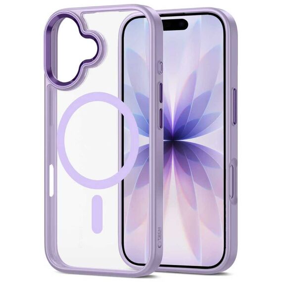 Tech-Protect MagMat MagSafe Case for iPhone 17 - Transparent Purple | Techbox