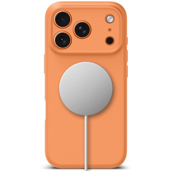 Tech-Protect Silicone MagSafe Case for iPhone 17 Pro Max - Orange - Uncategorized Cases (2) - Cases - Techbox