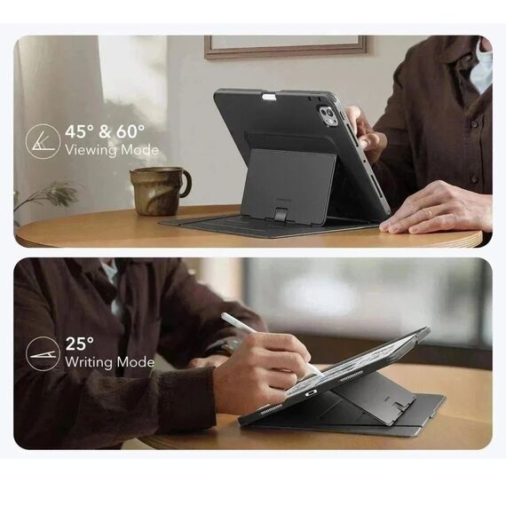 ESR Flip Hybrid Case for iPad Pro 11” 5 / 6 / 2024-2025 - Black | Techbox