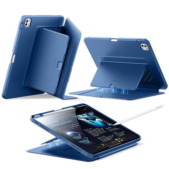 ESR Flip Hybrid Case for iPad Pro 13” 7 / 8 / 2024-2025 - Navy Blue | Techbox