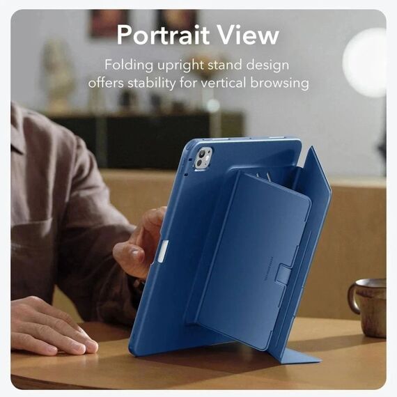 ESR Flip Hybrid Case for iPad Pro 13” 7 / 8 / 2024-2025 - Navy Blue | Techbox