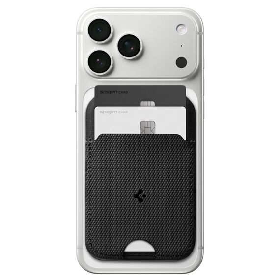 Spigen Slim Fold Tripod Wallet S314-2 MagSafe Magnetic Phone Case - Black