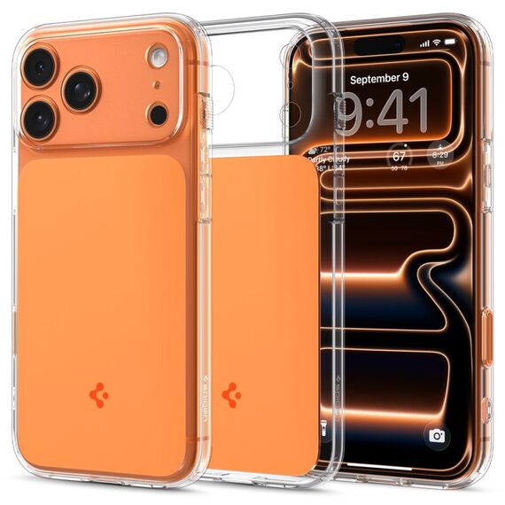 Spigen Thin Fit MagSafe Case for iPhone 17 Pro Max - Clear Orange - Uncategorized Cases (2) - Cases - Techbox