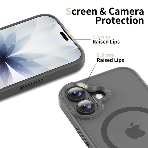 Tech-Protect MagMat MagSafe Case for iPhone 17 - Gray - Uncategorized Cases (2) - Cases - Techbox