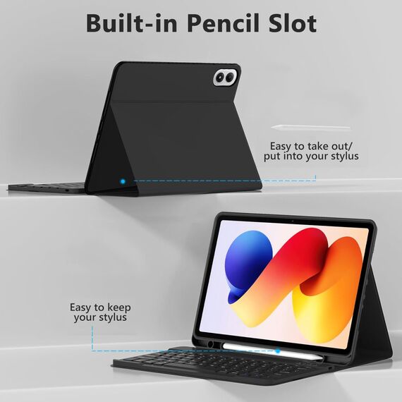 Tech-Protect SC Pen Case for Xiaomi Poco Pad M1 / Redmi Pad 2 Pro 12.1 - Black