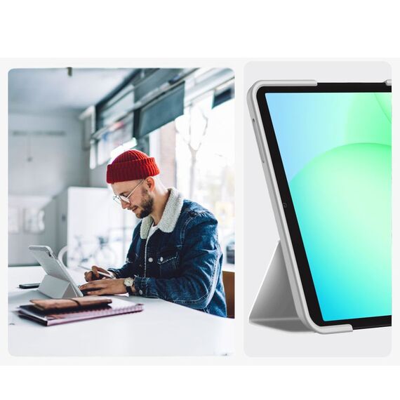 TechProtect SmartCase for Samsung Galaxy Tab A9+ / A11+ Plus 11.0 X210 / X215 / X216 / X230 / X235 / X236 - Gray