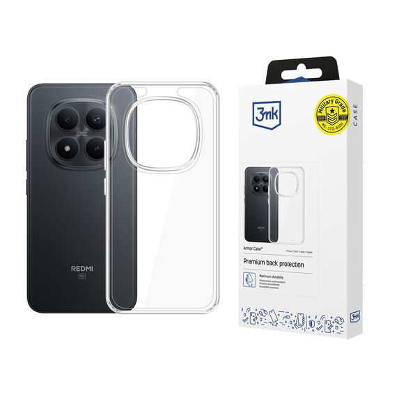 3mk Armor Case for Xiaomi Redmi Note 15 Pro+ 5G - Transparent
