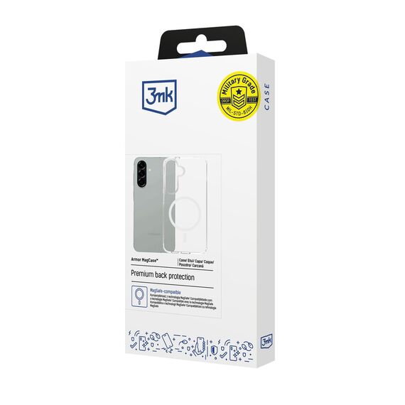 3mk Armor MagCase for Samsung Galaxy A57 - transparent
