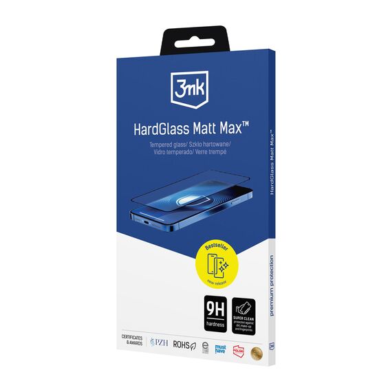3mk HardGlass Matt Max Tempered Glass for Samsung Galaxy S26 Ultra