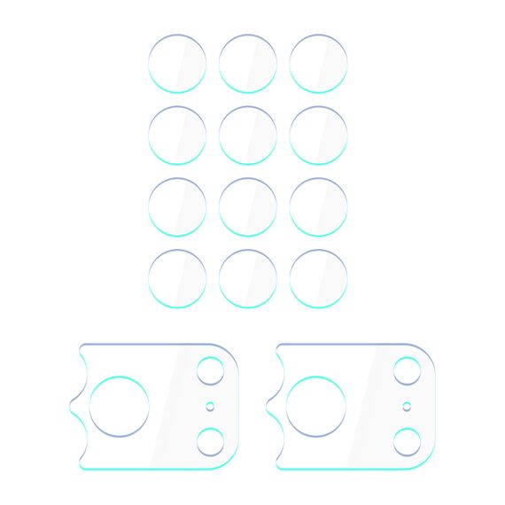 3mk Lens Protection Hybrid Camera Lens Glass for Apple iPhone 17 Pro