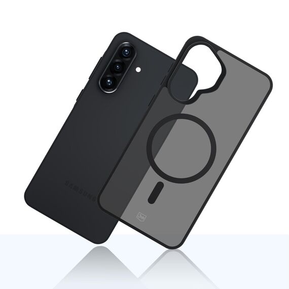 3mk Smoke MagCase for Samsung Galaxy A37 - Gray-Translucent