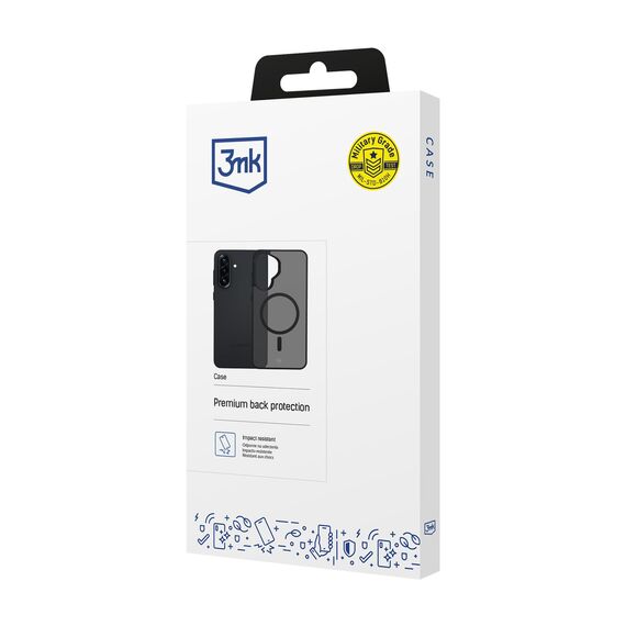 3mk Smoke MagCase for Samsung Galaxy A37 - Gray-Translucent