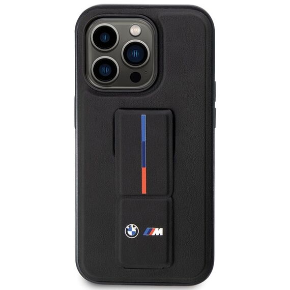 BMW Grip Stand Hot Stamp iPhone 14 Pro Case - Black | Techbox