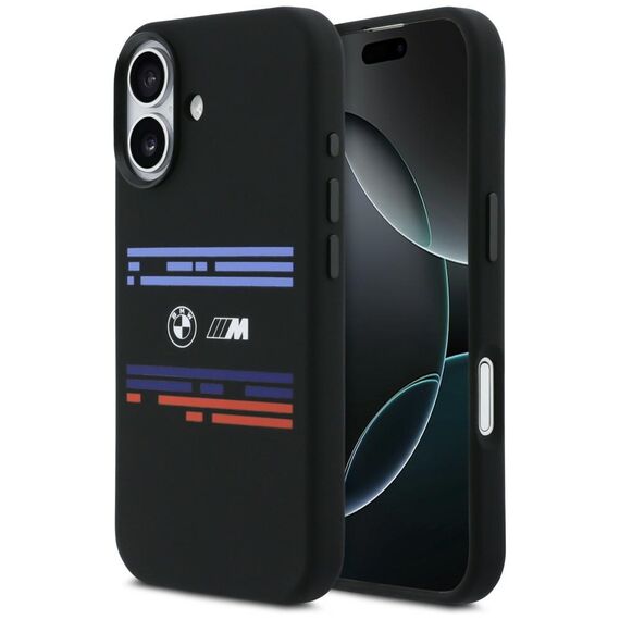 BMW M Silicon Horizontal Line MagSafe Case for iPhone 17 - Black | Techbox