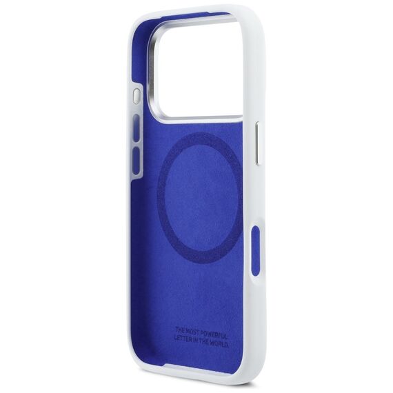 BMW M Silicon Horizontal Line MagSafe Case for iPhone 17 Pro - White | Techbox