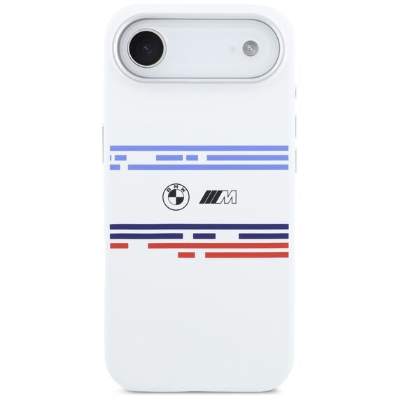 BMW M Silicon Horizontal Line MagSafe Case for iPhone Air - White | Techbox