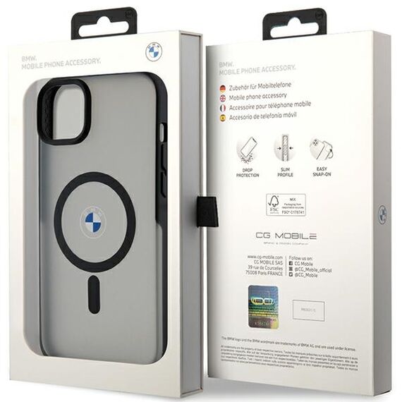 BMW Signature MagSafe Case for iPhone 14 Plus/15 Plus - Black - Uncategorized Cases (2) - Cases - Techbox