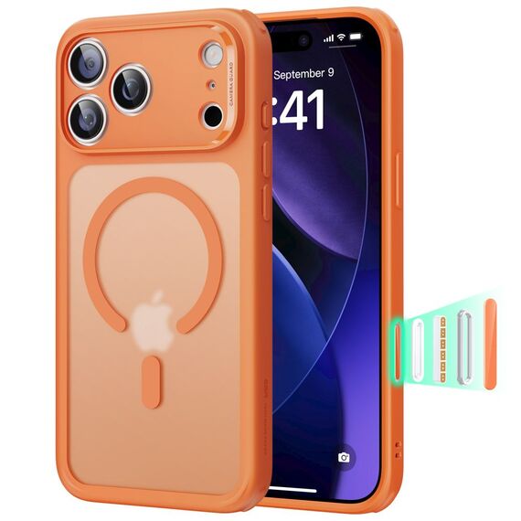 ESR Classic Hybrid MagSafe Case for iPhone 17 Pro Max - Clear Orange | Techbox