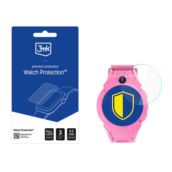 Hybrid glass for the display of the 3mk smartwatch Watch Protection FlexibleGlass on Carneo GuardKid+ Mini