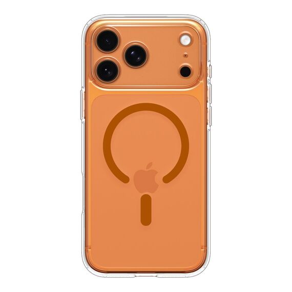 Spigen Ultra Hybrid MagSafe Case for iPhone 17 Pro Max - Clear Orange - Uncategorized Cases (2) - Cases - Techbox