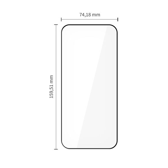 Tech-Protect Glass Fit+ 2-pack for Xiaomi Poco F8 Pro Ultra - black