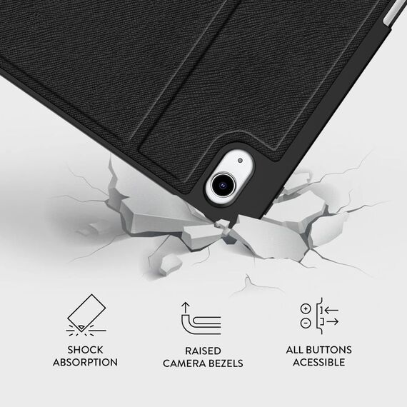 Tech-Protect Lamano case for iPad 10.9” 10 / 2022 / 11” 11 / 2025 - brown and black - Tablet Accessories - Tablet PC & Accessories - Techbox