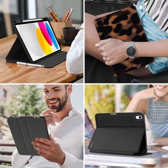 Tech-Protect Lamano case for iPad 10.9” 10 / 2022 / 11” 11 / 2025 - brown and black - Tablet Accessories - Tablet PC & Accessories - Techbox