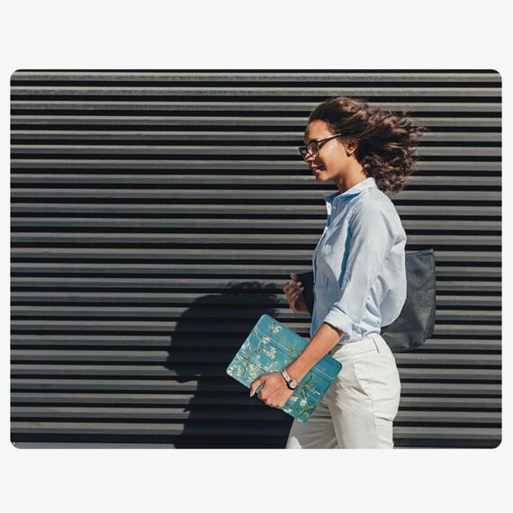 TechProtect SmartCase for Samsung Galaxy Tab A9+ / A11+ Plus 11.0 X210 / X215 / X216 / X230 / X235 / X236 - Blue and White