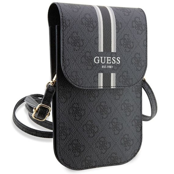Guess 4G Stripe Handbag - Black