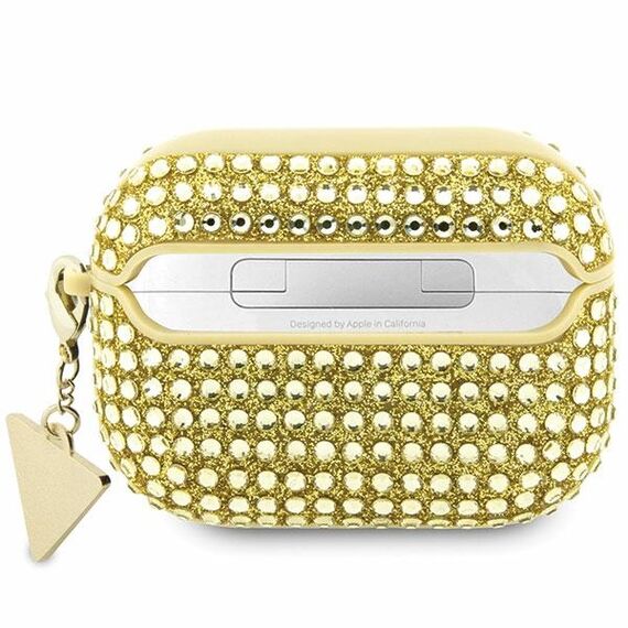 Guess Rhinestone Triangle Case for AirPods Pro 2 (2022/2023) - Gold - Smartphone Accessories - Cables & Accessories - Techbox