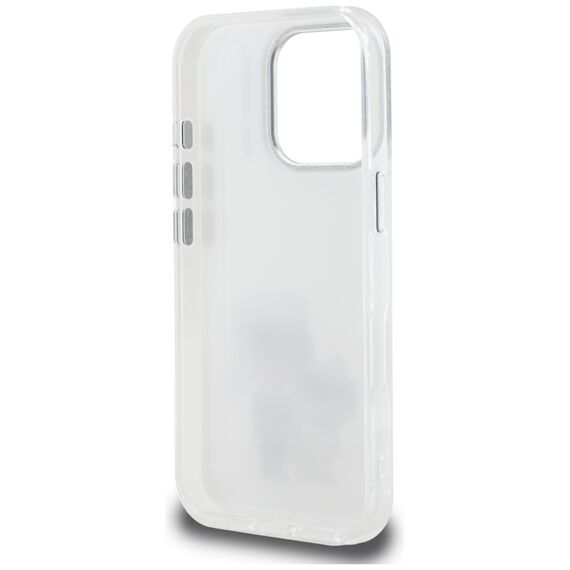Karl Lagerfeld IML Aquarelle Karl &amp; Choupette &amp; Logo iPhone 16 Pro Case - White | Techbox