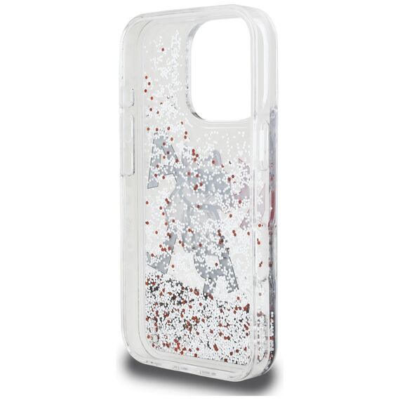Karl Lagerfeld Liquid Glitter Choupette Logo Case for iPhone 16 Pro Max - Clear | Techbox
