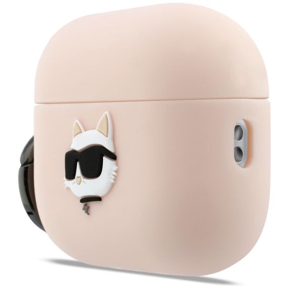 Karl Lagerfeld Silicone Chaupette Head 3D Case for AirPods Pro 3 - Pink - Smartphone Accessories - Cables & Accessories - Techbox