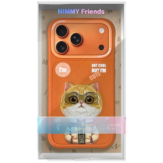 Nimmy Cool&amp;Cute 2.0 Cat Case for iPhone 17 Pro Max - Orange | Techbox