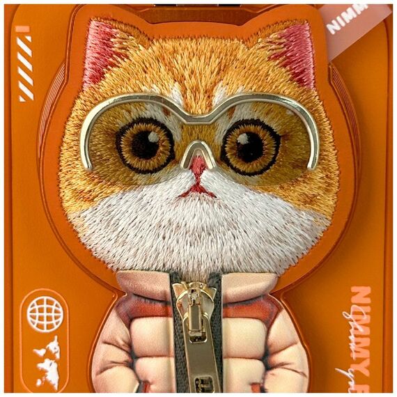 Nimmy Cool&amp;Cute 2.0 Cat Case for iPhone 17 Pro Max with Magnetic Hanger - Orange | Techbox