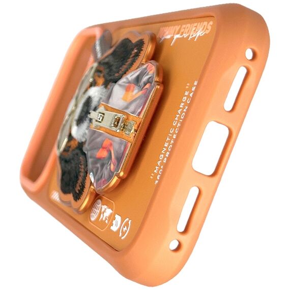 Nimmy Cool&amp;Cute 2.0 Dog Case for iPhone 17 Pro with Magnetic Hanger - Orange | Techbox