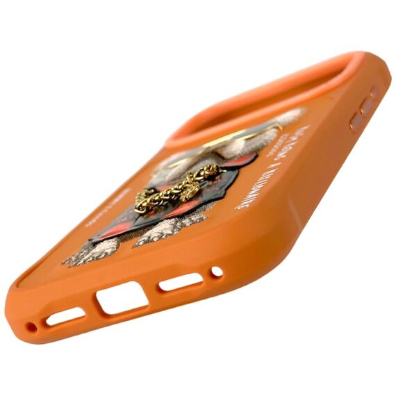 Nimmy Glasses Cool Dog iPhone 17 Pro Case - Orange | Techbox